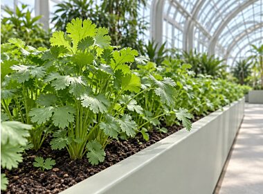 Кинза дома: как продлить сбор листьев