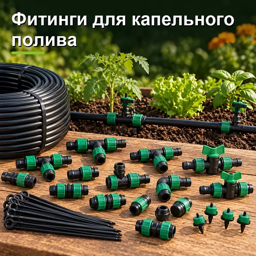 Фитинги для капельного полива