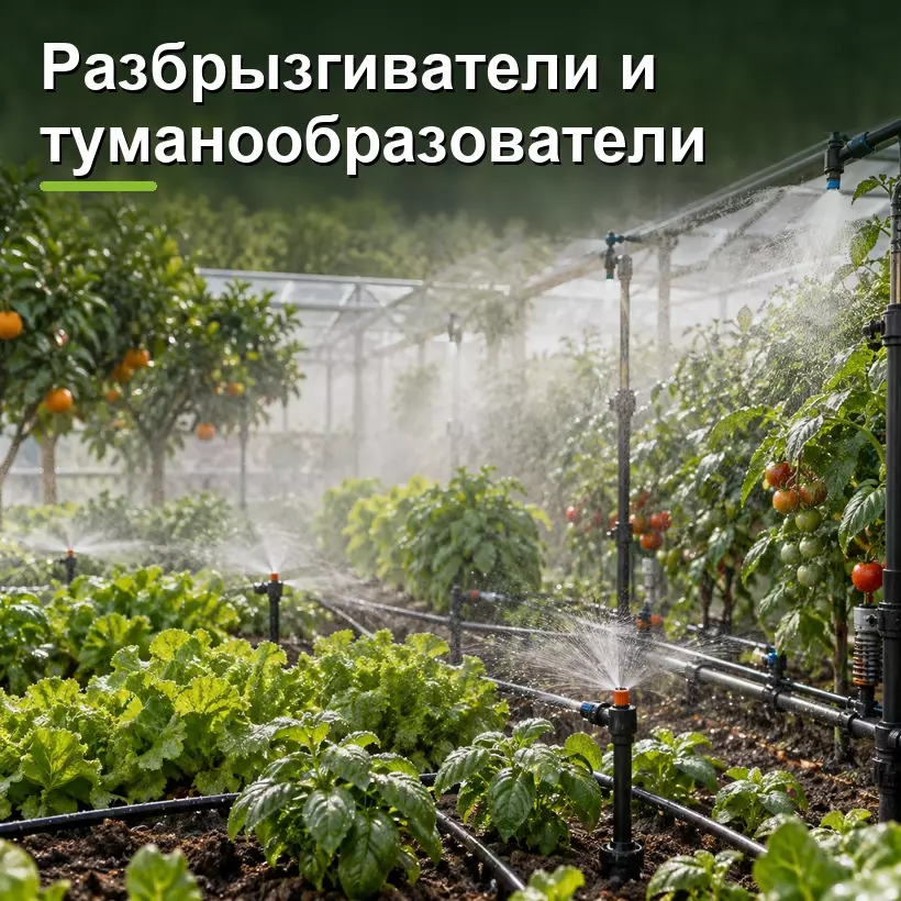 Разбрызгиватели и туманообразователи
