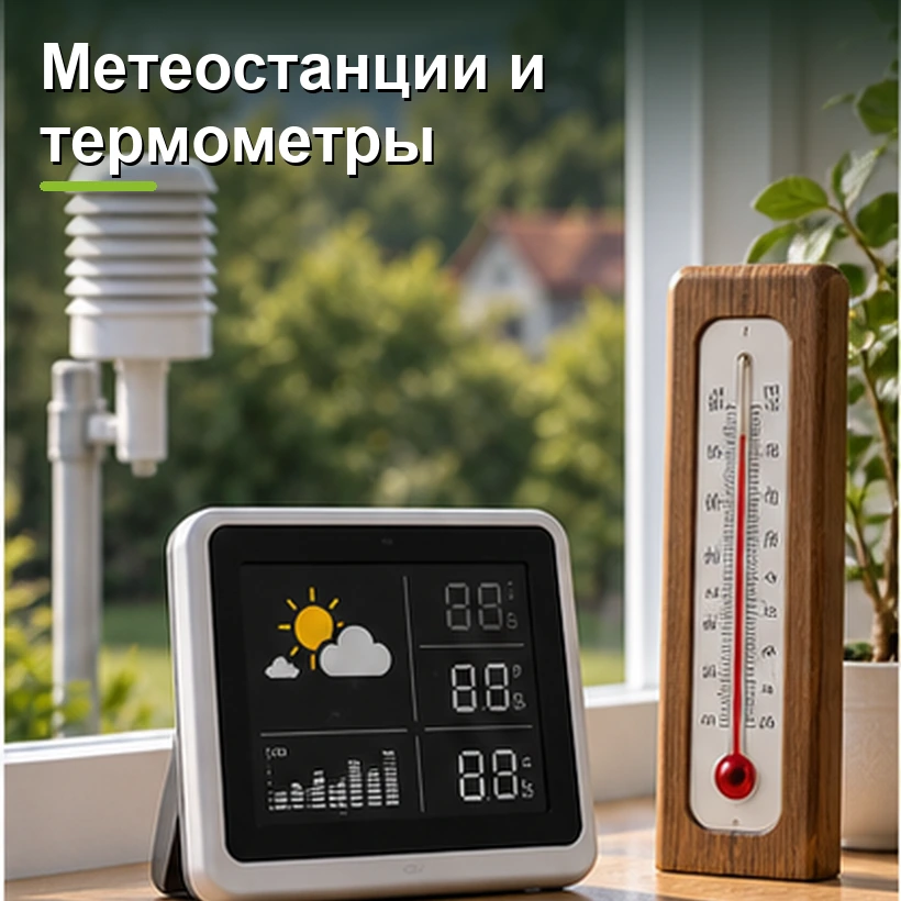 Метеостанции и термометры