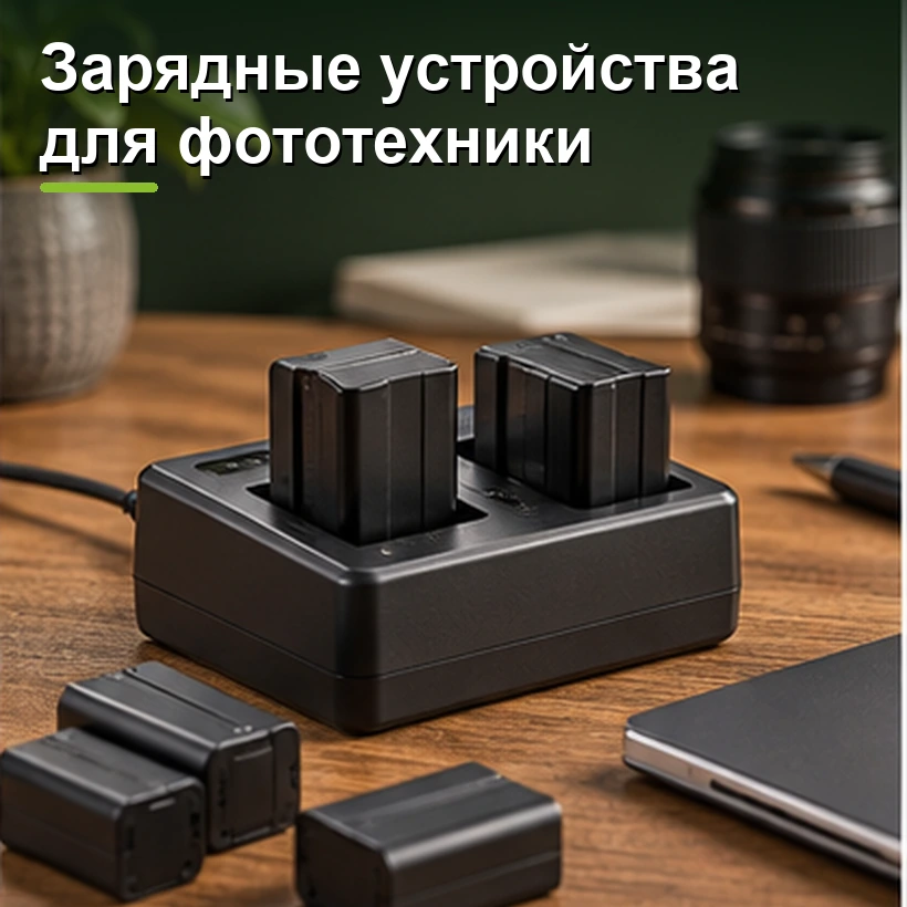 Зарядные устройства для фототехники