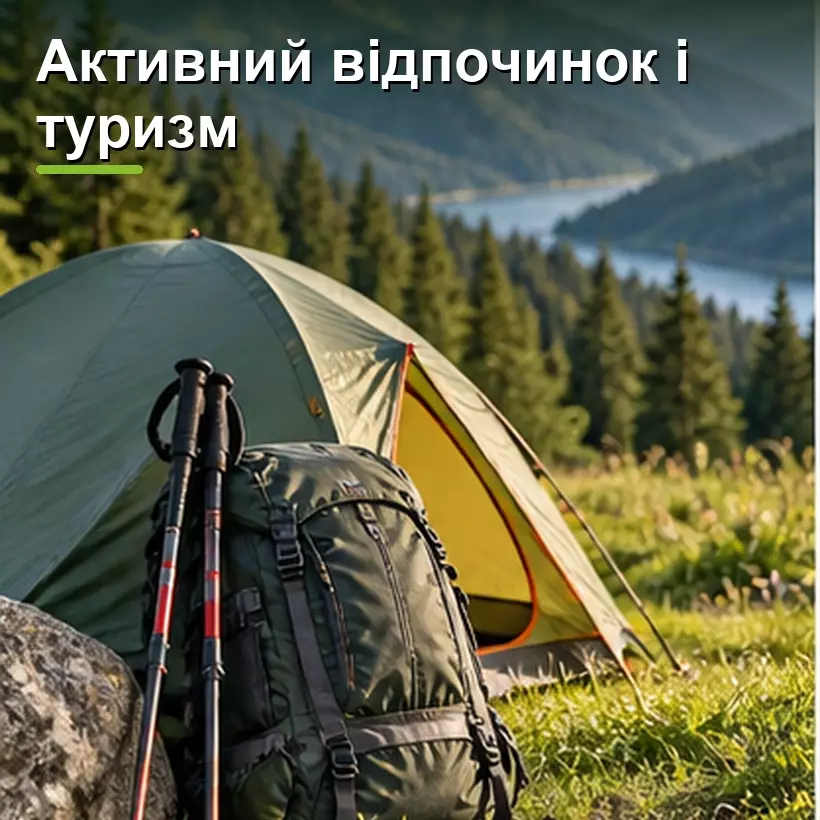 Активний відпочинок і туризм