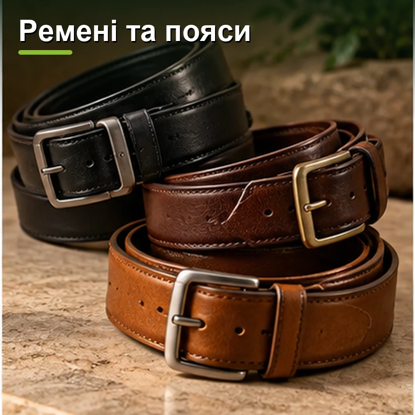 Ремені та пояси