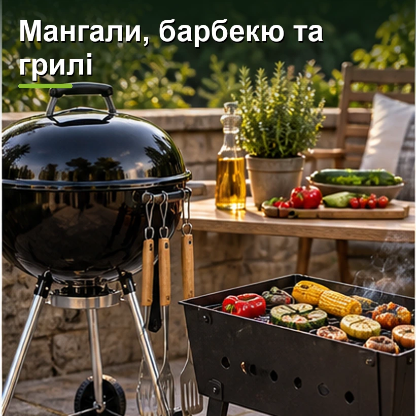 Мангали, барбекю та грилі