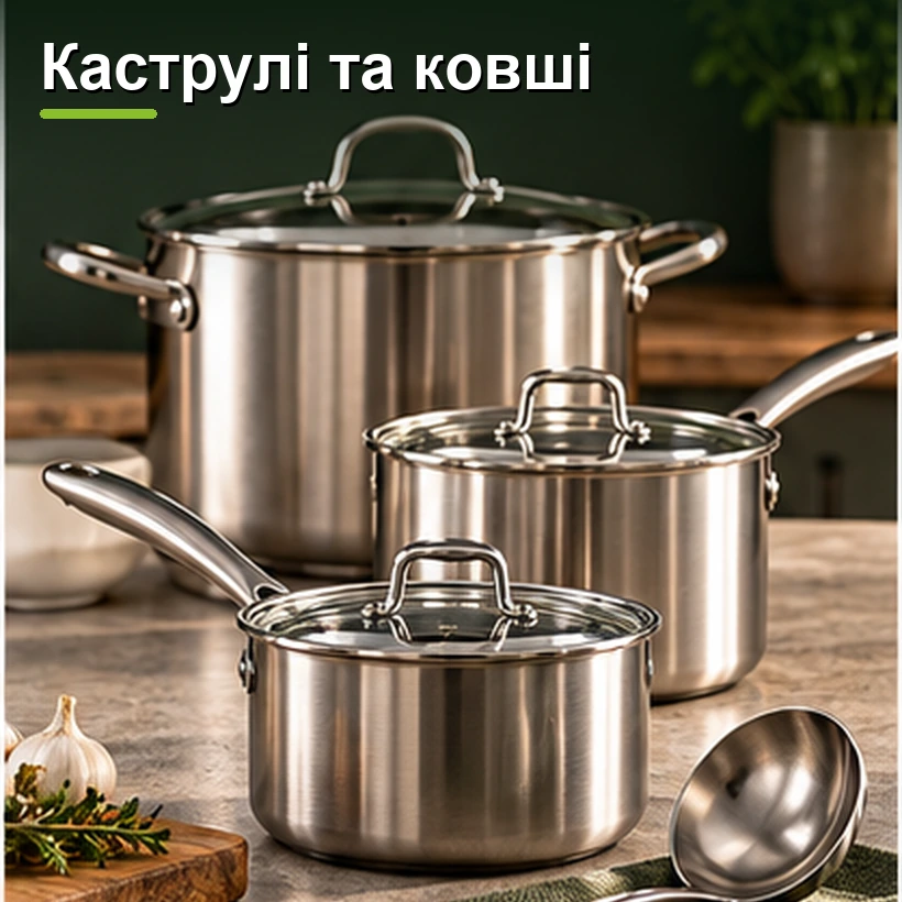 Каструлі та ковші