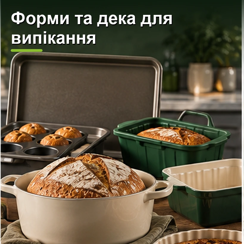 Форми та дека для випікання