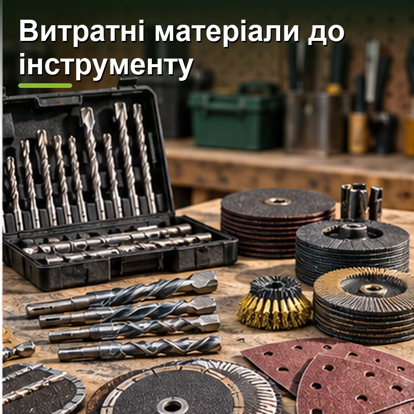 Витратні матеріали до інструменту