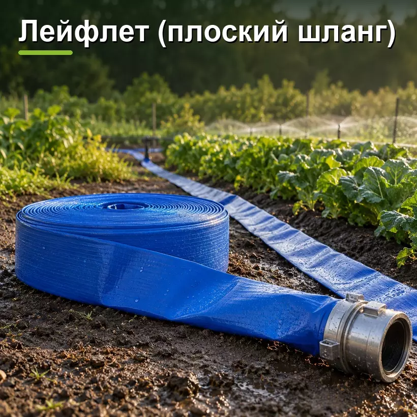 Лейфлет (плоский шланг)