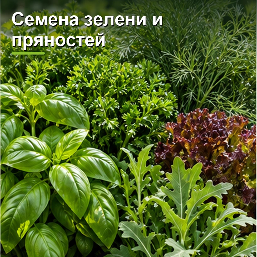 Семена зелени и пряностей