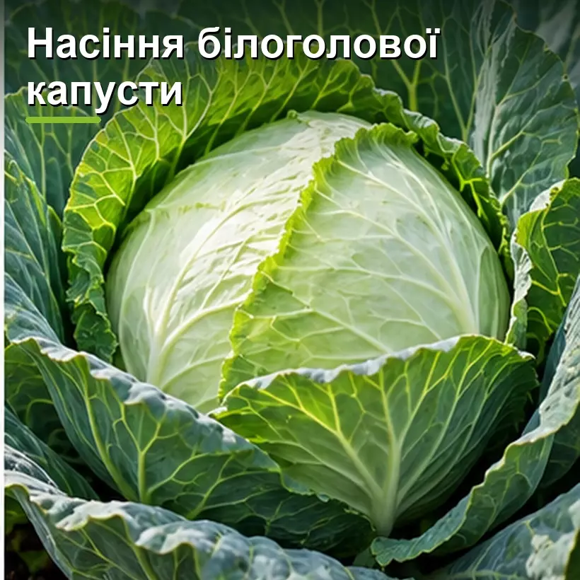 Насіння білоголової капусти