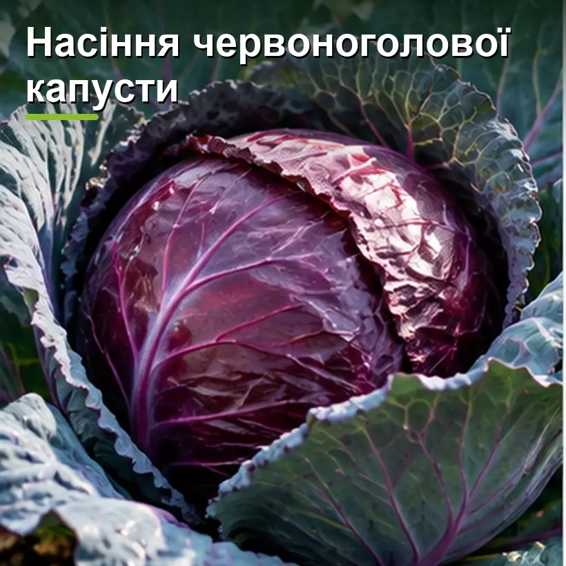 Насіння червоноголової капусти