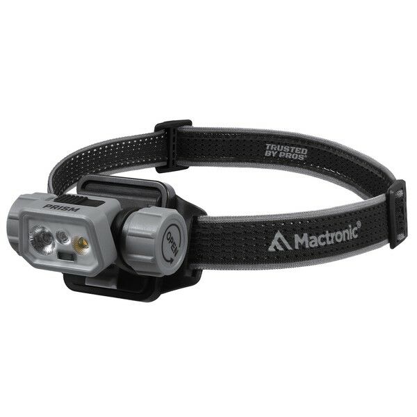 Фонарь налобный Mactronic Prism (650 Lm) Cool White/RGB LED Recharg Type-C Helmet Kit (THL0141)
