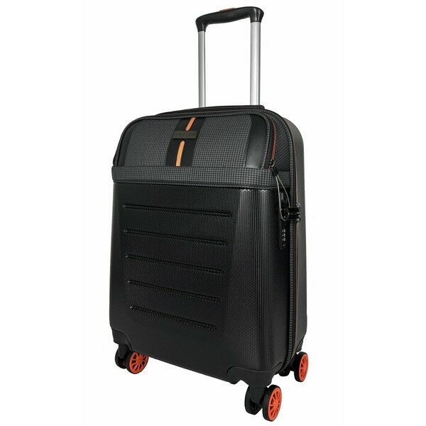 Чемодан Semi Line 20" (S) Black/Orange Line (T5734-1)