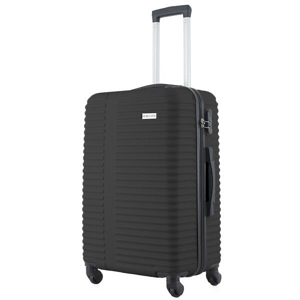 Чемодан Semi Line 24" (M) Black (T5647-3)