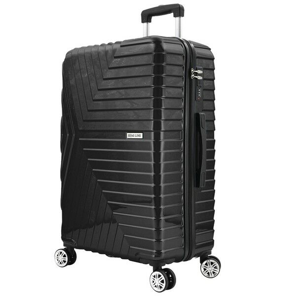 Чемодан Semi Line 26" (M) Black (T5765-2)