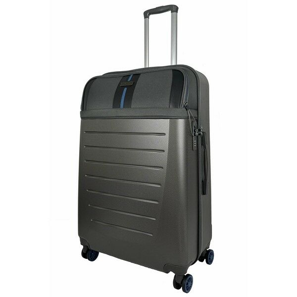 Чемодан Semi Line 28" (L) Dark Brown/Blue Line (T5736-3)