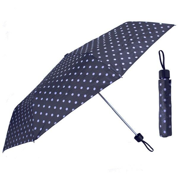 Зонт Semi Line Black White Dots (L2036-4)