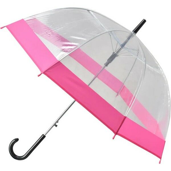 Зонт Semi Line Transparent-Pink (2507-5)