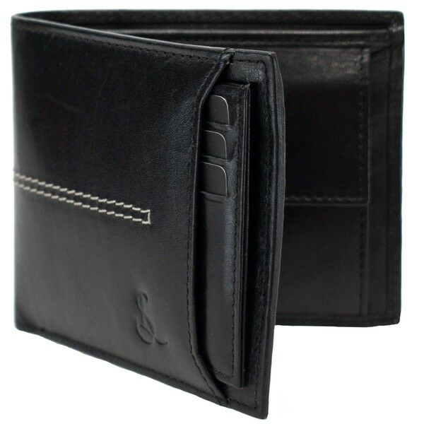 Портмоне мужское кожаное Semi Line RFID Black (P8267-0)