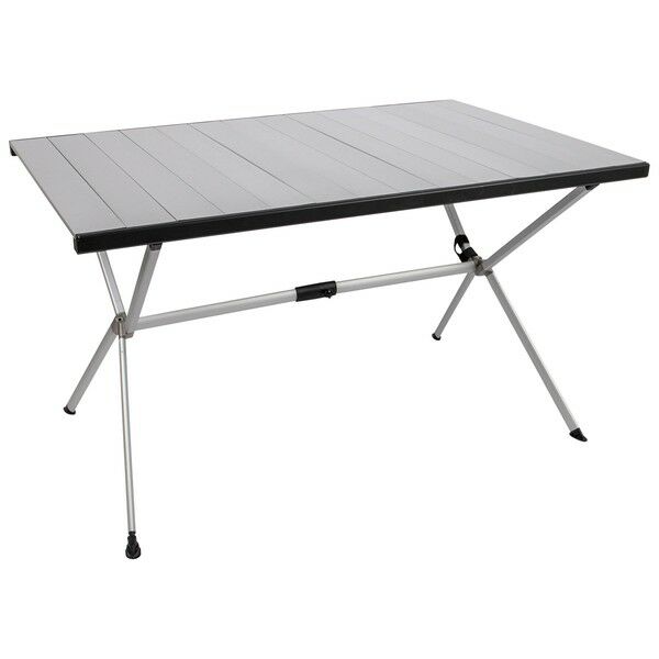 Стол Bo-Camp Lamel 121x80 cm Aluminium (1404438)
