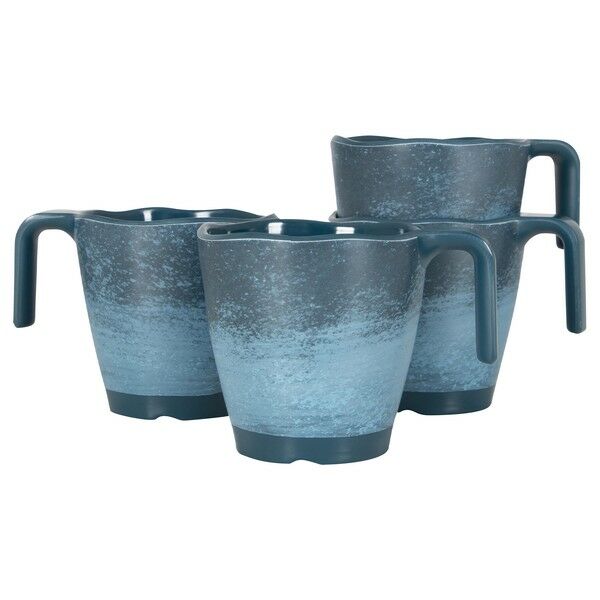Набор чашек Gimex Mug Stone 4 Pieces 4 Person Dark Blue (6917120)