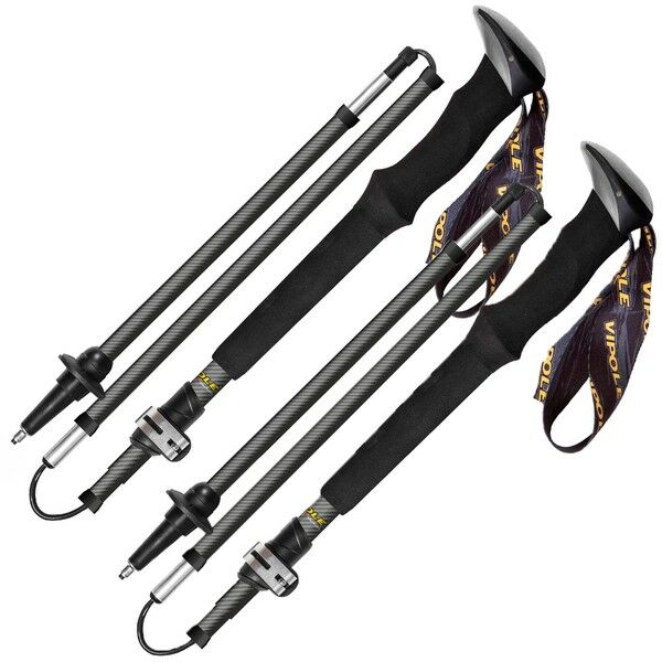 Палки треккинговые Vipole Approach Long Carbon 130 DLX (S25 42)