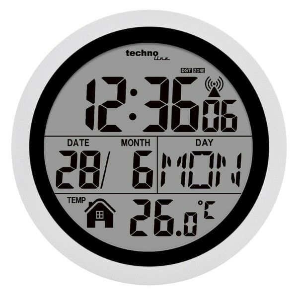 Часы настенные Technoline WT3005 Bath Clock Silver (WT3005)
