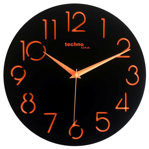 Часы настенные Technoline WT7230 Black (WT7230)