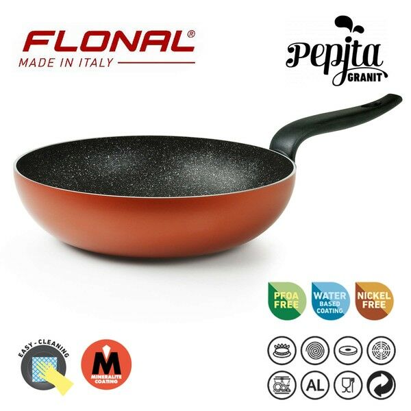 Сковорода WOK Flonal Pepita Granit 32 см (PGFWO3250)