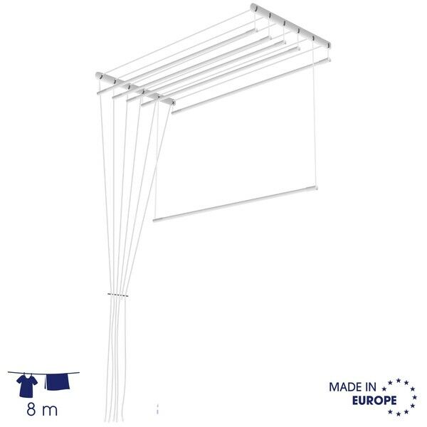 Сушилка для белья настенно-потолочная Casa Si Perfect Dry 5 x 1.6m White (CS42260V05)