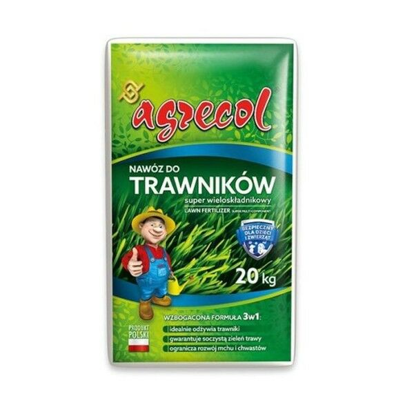 Добриво для газонів 3в1 13-5-7 — гранульоване мінеральне добриво, Agrecol