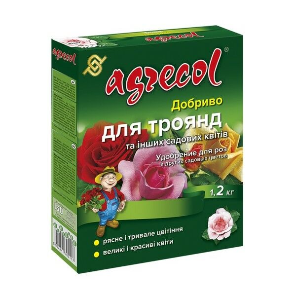 Добриво для троянд 16-14-16 — гранульоване мінеральне добриво, Agrecol