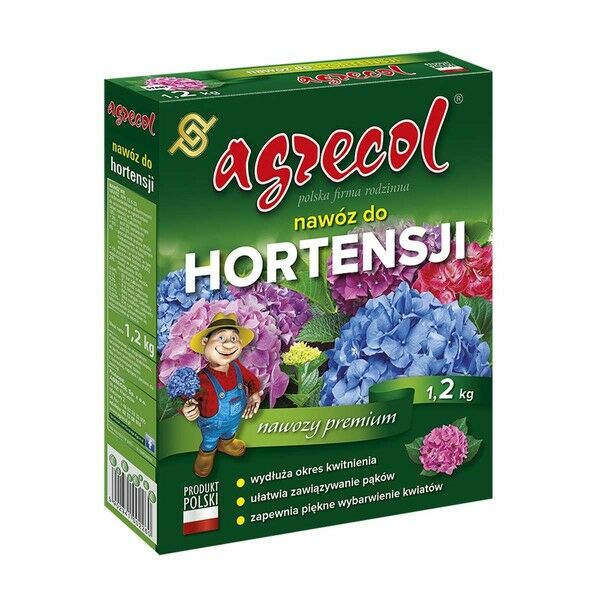 Добриво для гортензій 12-5-20 — гранульоване мінеральне добриво, Agrecol