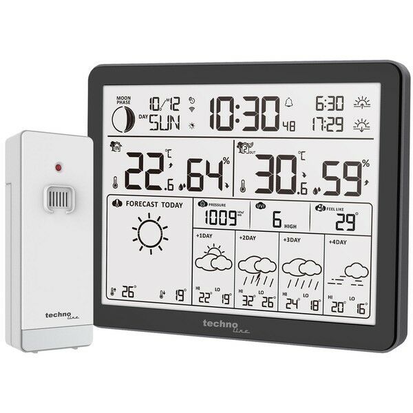 Метеостанція Technoline Tuya Smart/SmartLife WD3000 Black (WD3000)