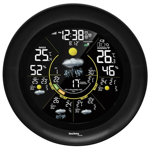 Метеостанція Technoline Tuya Smart/SmartLife WD3040 Black (WD3040)