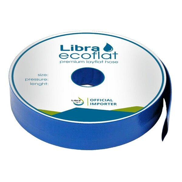 Шланг лейфлет Libra Ecoflat 3″ (75 мм) standart, 4 атм — для капельного орошения