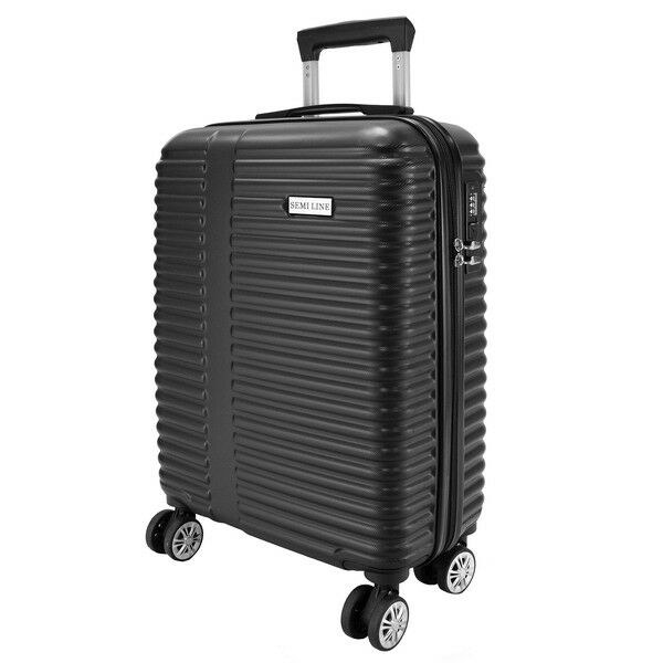 Чемодан Semi Line 20" (S) Black (T5996-0)