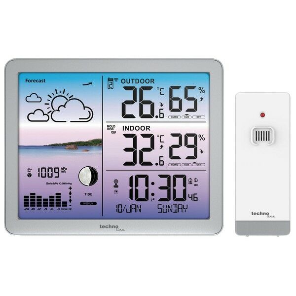 Метеостанция Technoline WS6520 Silver (WS6520)