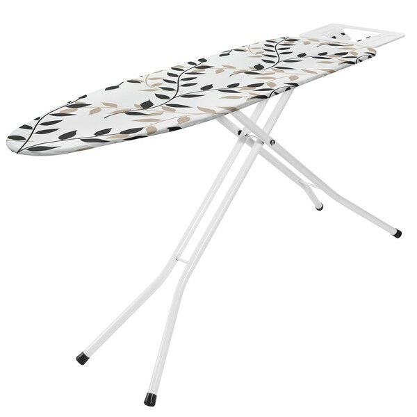 Доска гладильная Casa Si Superstandard Basic 120x38 White/Black Leaves (CS95150E166)
