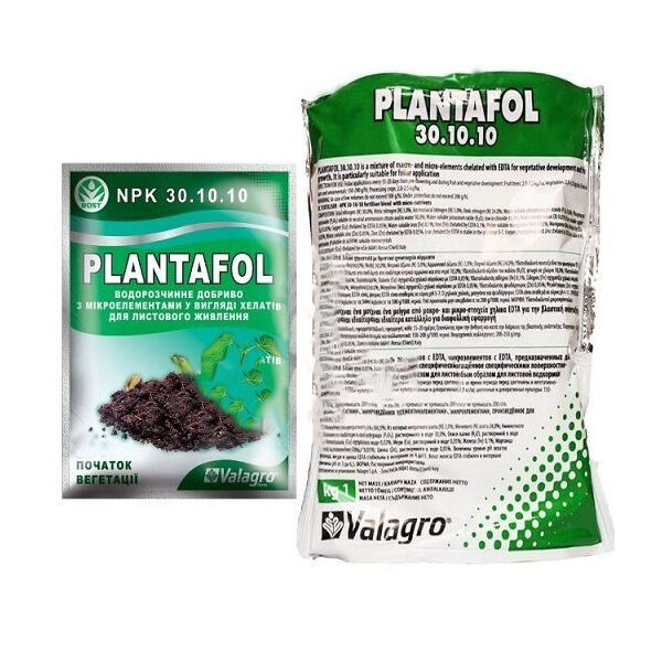 ПЛАНТАФОЛ 30+10+10 / PLANTAFOL 30+10+10 - комплексне мінеральне добриво, Valagro