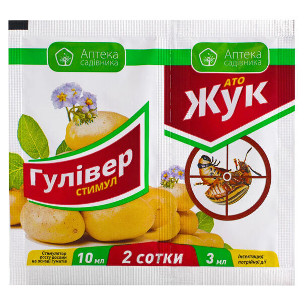 АТО ЖУК (3 МЛ) + ГУЛІВЕР СТИМУЛ - інсектицид, Ukravit