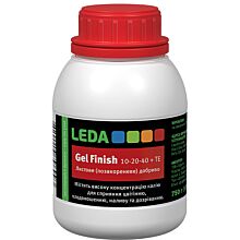 LEDA GEL FINISH 10-20-40+TE - гелевое удобрение, LEDA