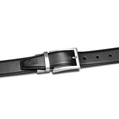 Ремень мужской кожаный Semi Line Black/Brown (P8231-0 XL)
