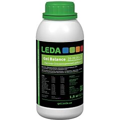 LEDA GEL BALANCE 20-20-20 + ТО + 28 ЭКСТРАКТ МОРСКИХ ВОДОРОСЛЕЙ - гелевое удобрение, LEDA