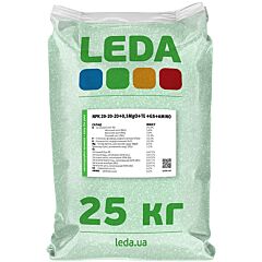 LEDA NPK 20-20-20 +0,5MGO+ТЕ +GS+AMINO - комплексное минеральное удобрение, LEDA