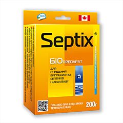 BIO SEPTIX - биопродукт для переработки отходов выгребных ям, септиков, дворовых туалетов, Санэкс