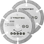 Диск відрізний алмазний Trotec 2 Diamond 89х10х1,8 (2 шт) (6215001302)