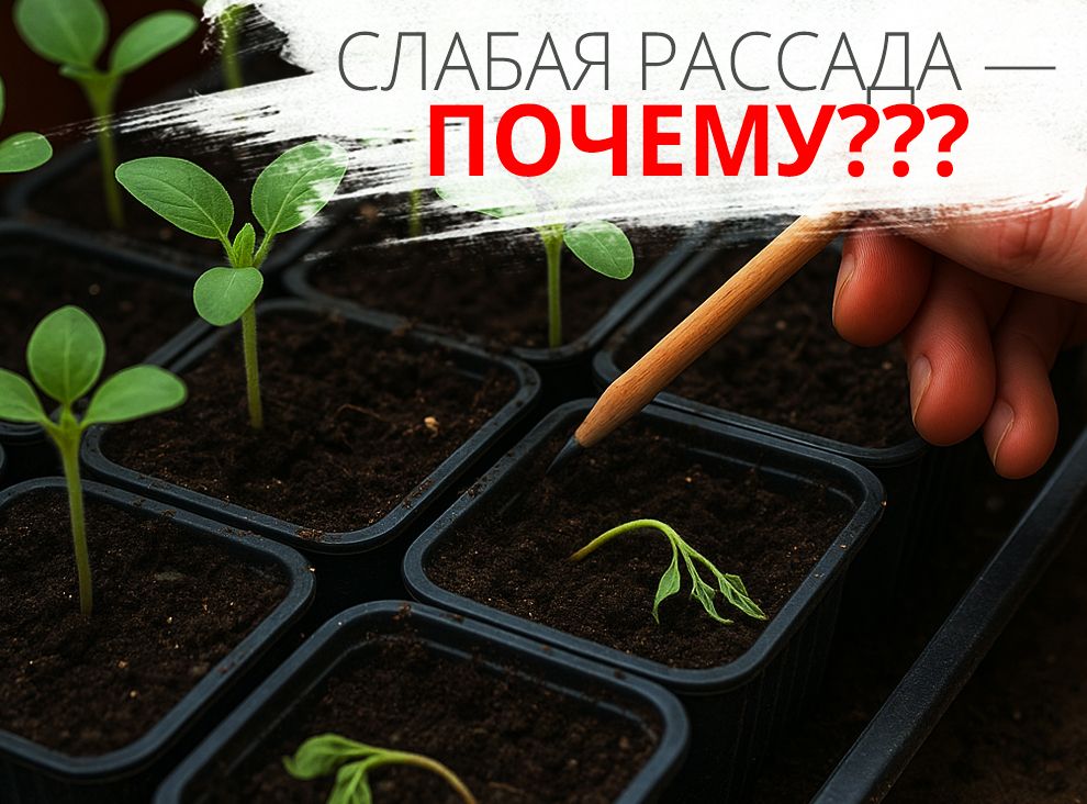 10 Ошибок при выращивании рассады и способы их избежать