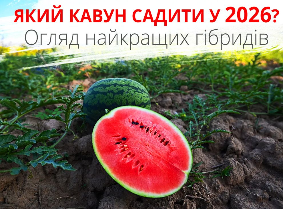 Топ гібридів кавуна 2026 для України — для ринку, поля і дачі